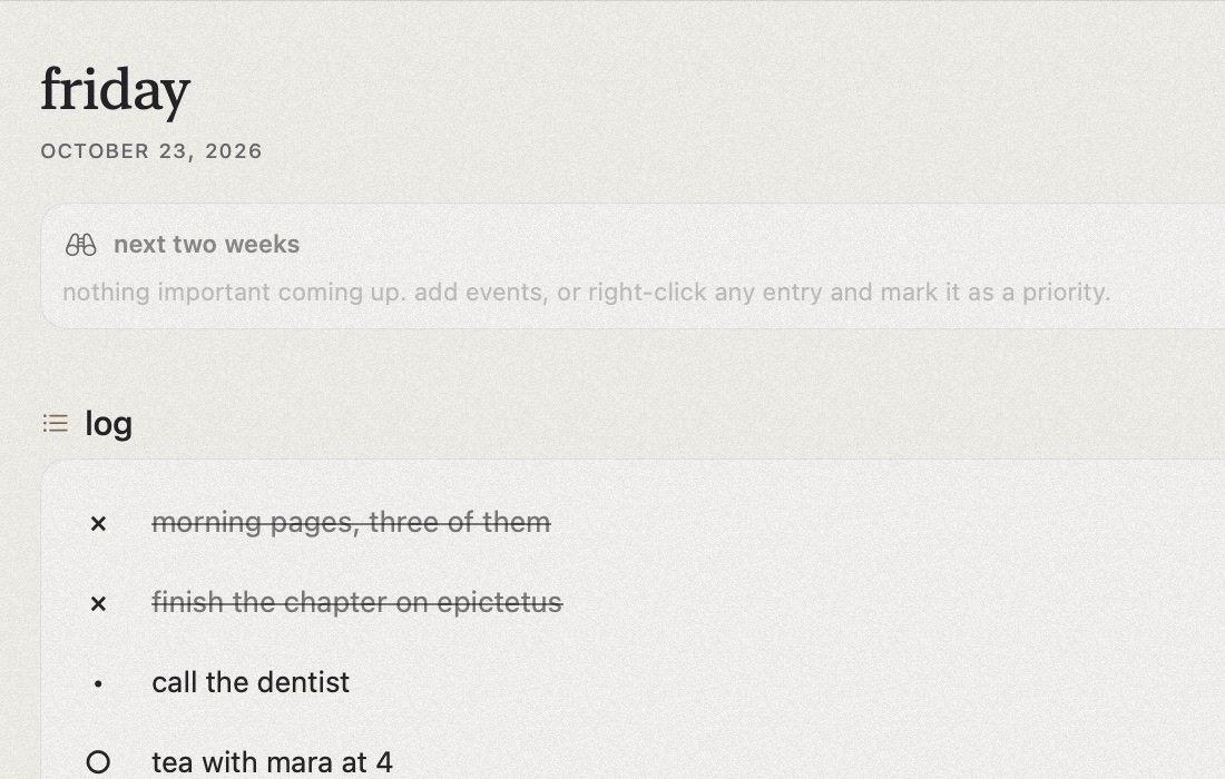 tabula on mac in the limestone theme, zoomed in