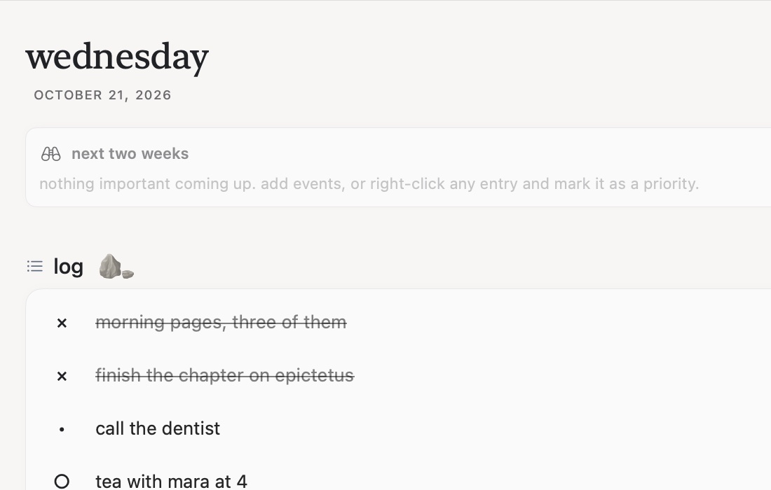 tabula on mac in the marble theme, zoomed in