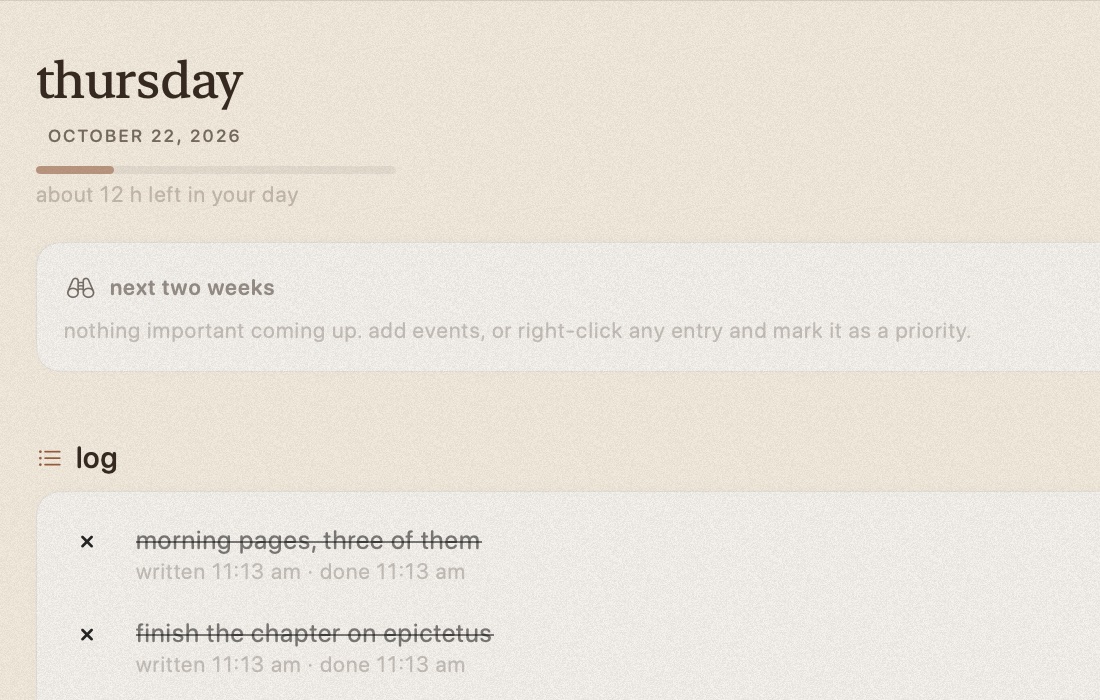tabula on mac in the sandstone theme, zoomed in